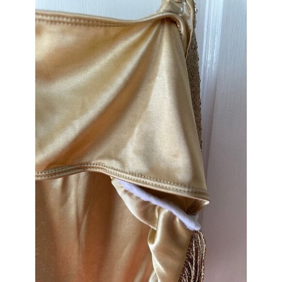 Women’s size medium gold sequin blouse - Picture 8 of 9